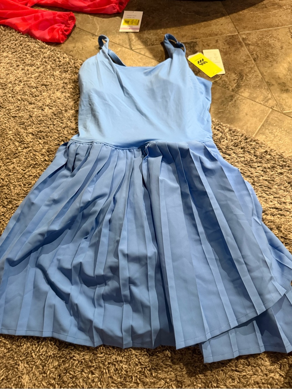 🍊Light Blue all in motion Women’s Pleated Dress